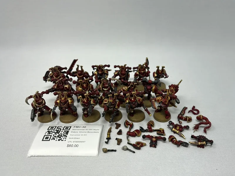 warhammer 40k world eaters khorne berserkers fmc 30 model kit