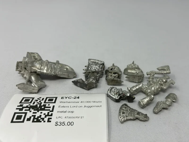 world eaters lord on juggernaut metal model eyc 24 exclusive oop